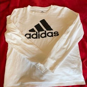 Adidas long sleeved shirt, size M (10/12) boys